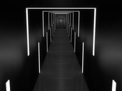 Futuristic Coridor 3D model