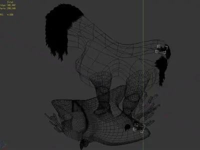Mermaid - Seating 02 3D model