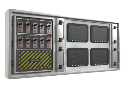 Control Panels Kitbash 3D model
