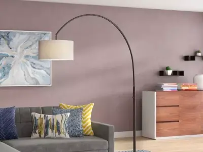 Cesar Arched Floor Lamp 3D model