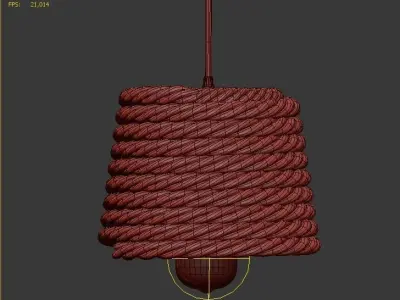 Hanging lamp LOFT HOUSE P-155 3D model