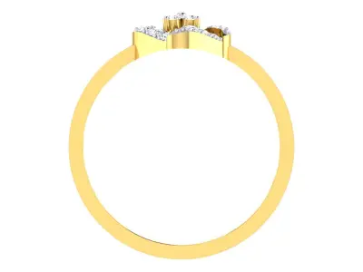 Women Ring  Render 3dm STL OBJ FBX Details 3D print model 276