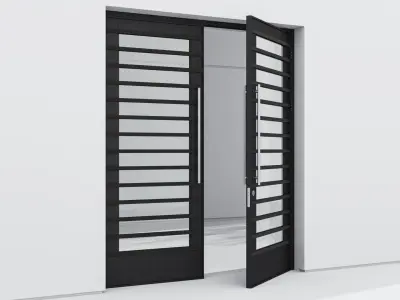 Aluminium door 131 3D model