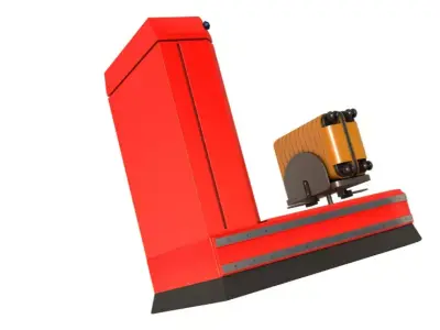 Airport Suitcase Wrapping 3D model