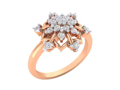  Women Ring  Render 3dm STL OBJ FBX MTLDetails 3D print model