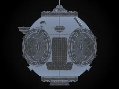 Prichal node module 3D model