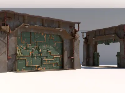 Gates 3D model