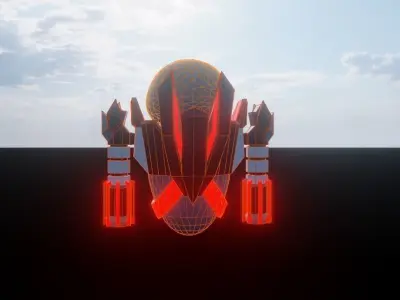 EVE tank version Low-poly 3D model