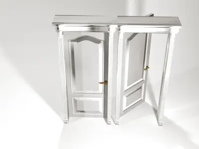 CLASSIC DOOR 3D MAX 2017 VRAY RENDER2 3D model