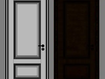 DOORSDOORS door with two doors 3D model