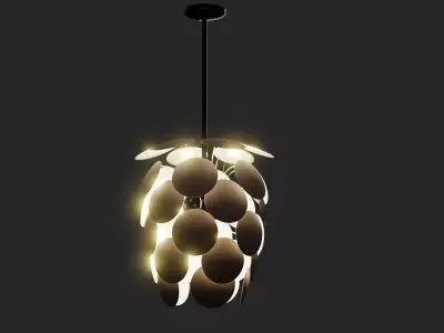 Pinecone Chandelier 3D model
