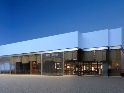Business Restaurants - 968 3D model