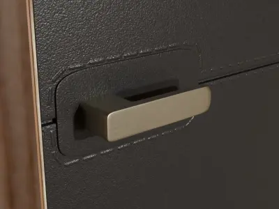 Barausse Pia Door by Iosaghini Low-poly 3D model