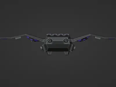 Aerial Robot Low-poly 3D model