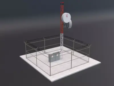 Cellphone Tower 3D model