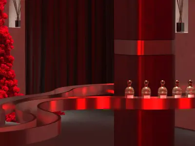 Perfume Entrance Project 3D model