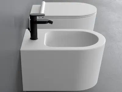 Alice Ceramica Form Wall-Hung WC Low-poly 3D model