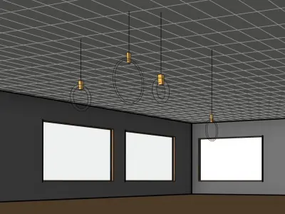 LIGHTING HANG RING 3D model