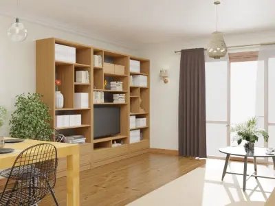 Living Room Realistic 3D model