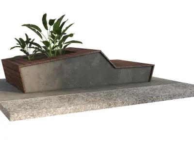 Outdoor furniture 1 3D model