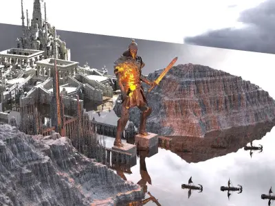 Colossus Of Rhodes  City Kit bash 3D model