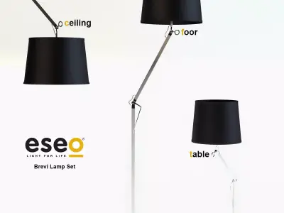 Eseo Brevi Lamp Set  3D model