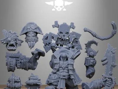 Orkaz Pirate 3D print model