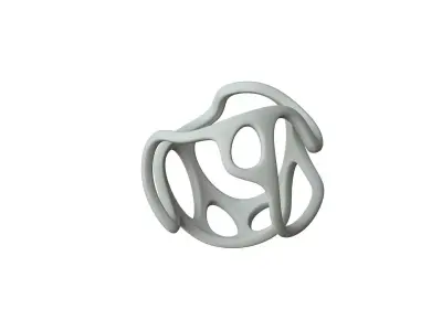 SciFi Cube Object No 34665 Low Poly Shape Texture