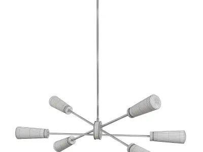 XENIA 6698 LINEAR CHANDELIER Low-poly 3D model