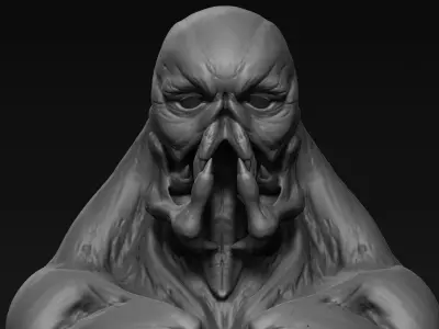 Demon Head 04 3D model