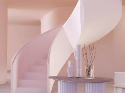 Lobby Scene 3D model