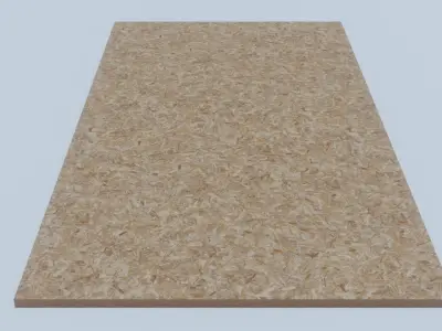 4 x 8 Particle Board Free low-poly 3D model