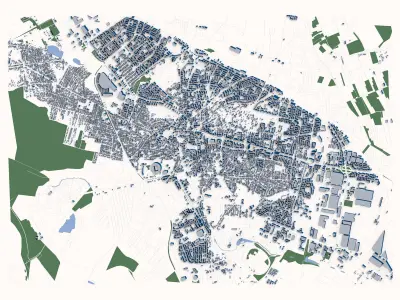 Craiova City Romania 3D model