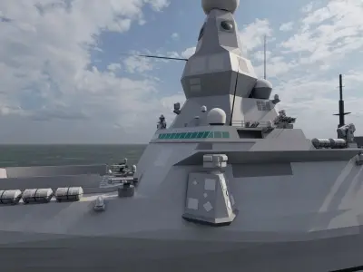 MULTI ROLE DESTROYER 3D model