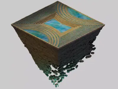 Titan Temple - Shitai 10 3D model