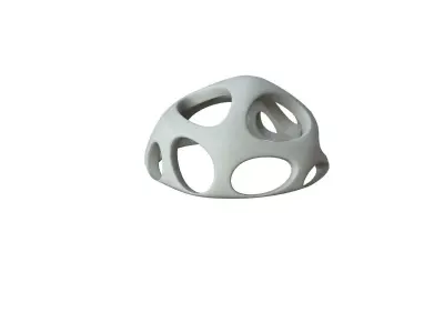 SciFi Cube Object No 53115 Low Poly Shape Low-poly 3D model
