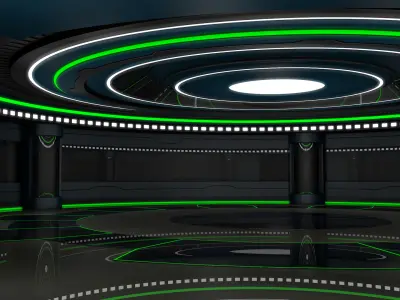 Sci Fi Room  3D model