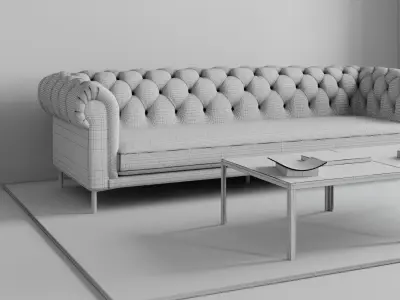 Sofa Product Scene 02 3D model