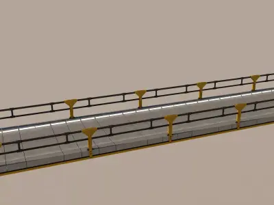 Sci Fi Bridge 3D model get