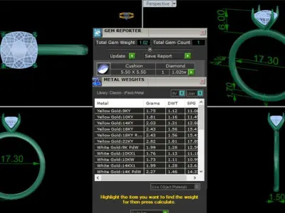RINGS WITH SIX KIND OF DIAMOND 3D print model