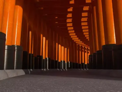 Fushimi Inari Shrine 3D model