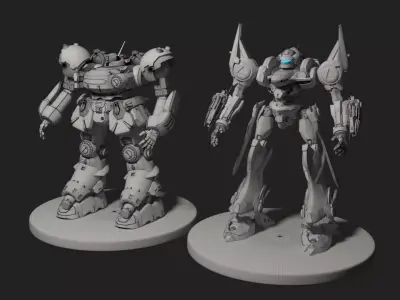 armored core robot 2 3D model