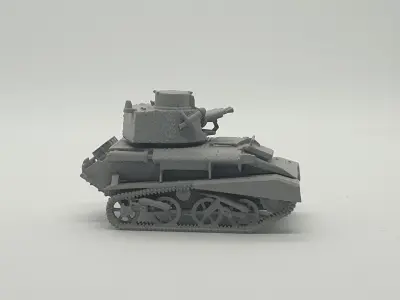 Light tank Mark VI - 1-100 scale 3D print model