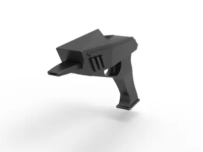 Alien Vaporizer pistol from The Invaders 1967 TV series 3D model