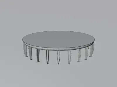 Coffee table 3D model