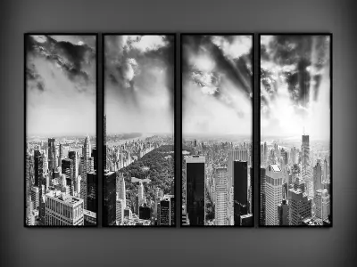 Picture Frames Low-poly 3D model