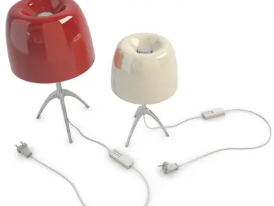 Piccola Refined Lamps Collection Foscarini 3D model