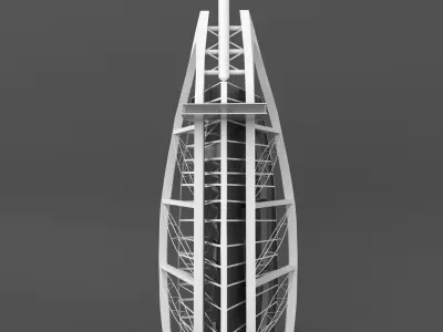 Burj Al Arab 3D model