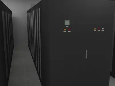 Internet Data Center Room 3D model