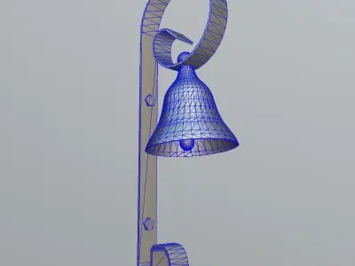 Door Bell 2  Low-poly 3D model